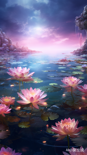 Pink Transparent Flower: A Dreamy, 8K Ultra-Wide Painting by Thomas Kinkade