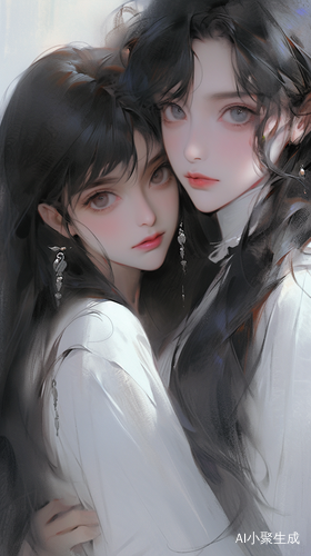相依为伴的两个女孩