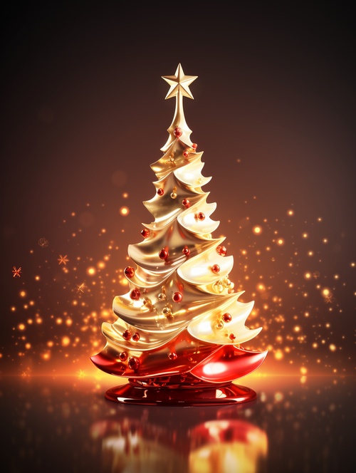 Christmas background with a red and gold Christmas tree Contagious media, in free-flowing lines, dusan djukaric, Free paint, Deep white and white, John Mackintosh, paint Harmony, glorious, 3d translation, Unreal Engine, Super extra high quality detailed, photo, 8k resolution, HD, Photo, Photography, Soft Light, best picture quality, High quality, high detail, HD, crazy detail, Ultra High definition