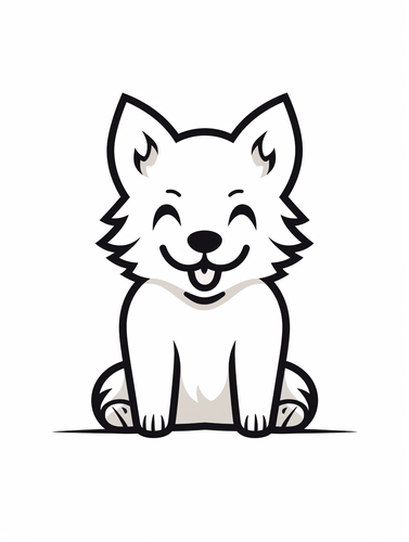 Simple and Charming Dog Icon