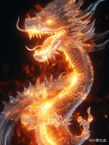 Particle-based Cinematic Visualization: Chinese Dragon Dissolving and Disappearing