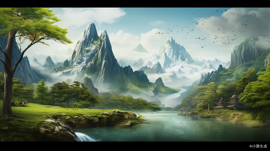 国破山河城春，大师巅峰中国风插画