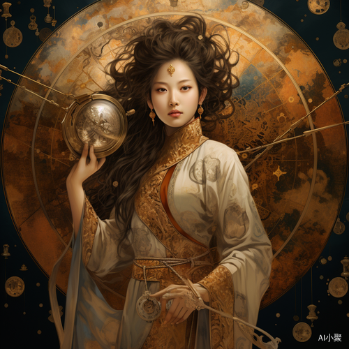 中国女占星师的神秘金色星盘