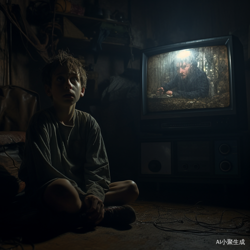 胃痛的青年在地下室苦笑观看直播