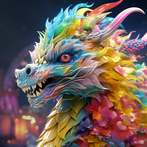 Ultra HD Surrealism: Up Close with Rainbow Dragon