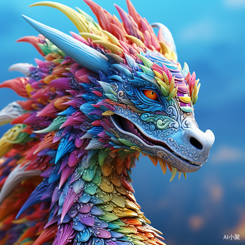 Ultra HD Surrealism: Up Close with Rainbow Dragon