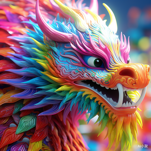 Ultra HD Surrealism: Up Close with Rainbow Dragon