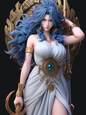 Ultra High Definition Cartoon Picture with Highly Detailed Iconic Character Design - Hestia Niji