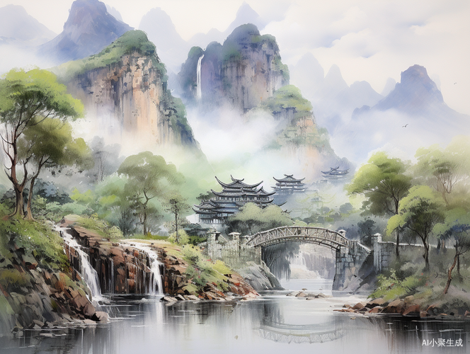 中国画中的自然风景