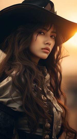 cinematic photo official art,unity 8k wallpaper,ultra detailed,aesthetic,best quality,photorealistic,entangle, cowboy shot,dynamic angle,elegant,vivid colours,romanticism,atmospheric . 35mm photograph, film, bokeh, highly detailed, skin detail realistic, ultra realistic black beauty