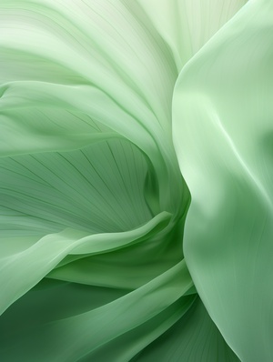 Mesmerizing Green Lotus Leaf Wallpaper with Soft Light