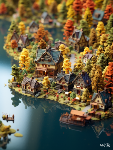 Autumn Forest: Tilt-Shift Miniature Fantasy Village