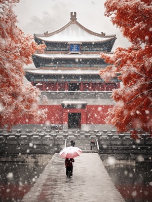 Majestic Layered Landscapes: Forbidden City & Rural China