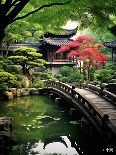 Natural Tranquility: A Chinese Style House Garden