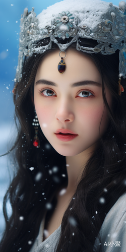 东方美女冰天雪地高清