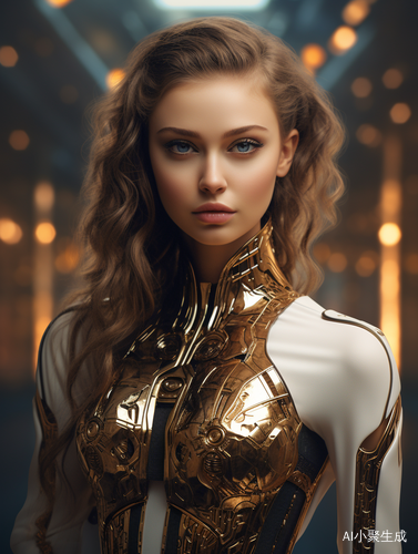 Beautiful Female Android with Cinematic Style