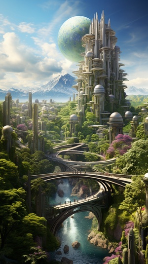 A Vibrant City of Healing and Futuristic Beauty