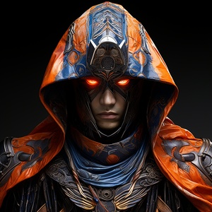 Realistic Ming Dynasty Warrior with Darth Vader Helmet