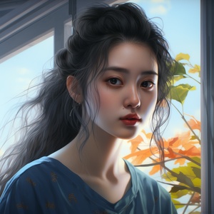 现代潮流美女