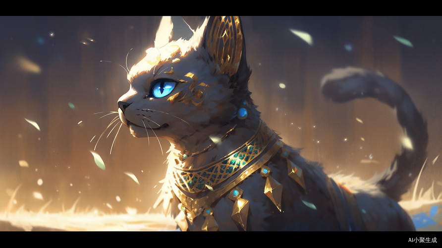 古老感下的超现实CG雪猫：奔跑在金字塔与古罗马神庙内