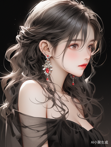 梦幻般的女孩在朦胧风格中展现多重美丽