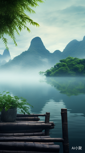 Bamboo Rafting in Guilin: Misty Landscapes & Peaceful Waters