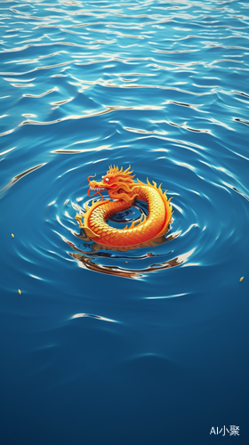 Golden Chinese Dragon: A CG Animation of Mythological Loneliness