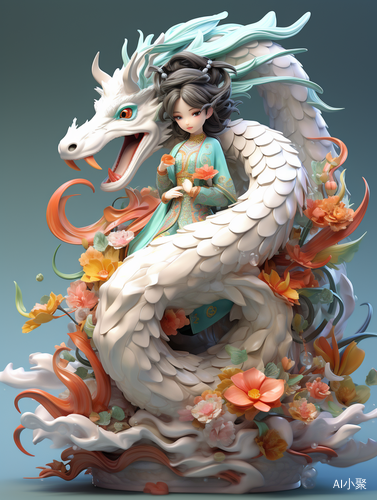 Exquisite Chinese Mythology: Anthropomorphic Dragon Artwork