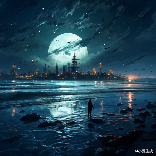 海边夜色美