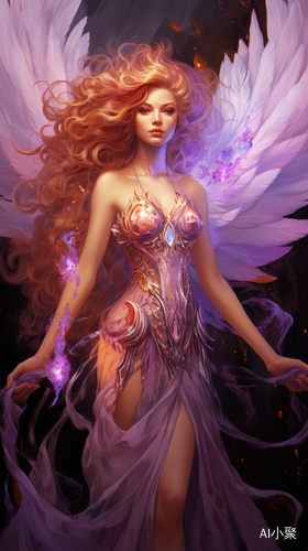 Amethyst Phoenix: The Enchanting Magical Girl with Aesthetic Artistic Conception