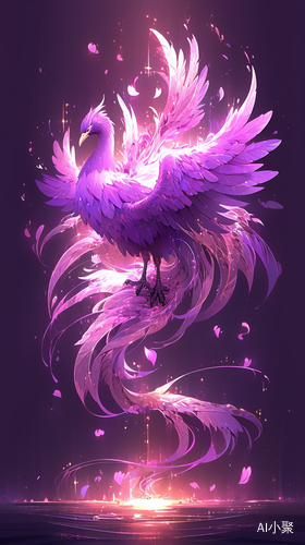 Amethyst Phoenix: The Enchanting Magical Girl with Aesthetic Artistic Conception