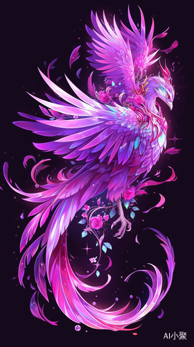 Amethyst Phoenix: The Enchanting Magical Girl with Aesthetic Artistic Conception