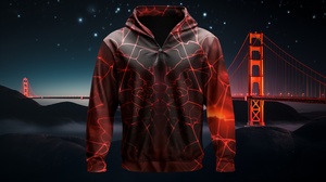 Cyberpunk Stylish 3D Optical Illusion Patterns All Over Hoodie