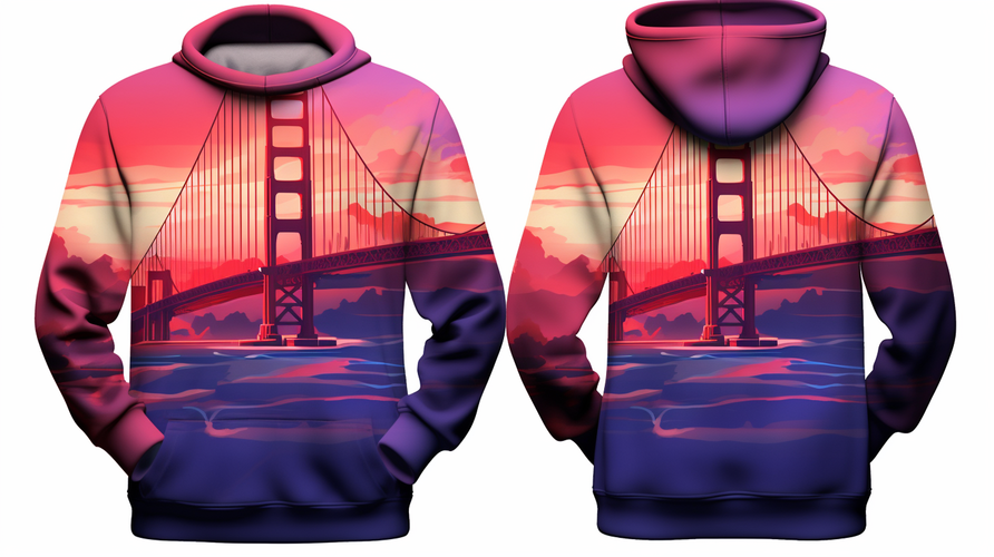 Cyberpunk Stylish 3D Optical Illusion Patterns All Over Hoodie