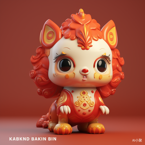 Cute Kirin Blind Box with Studio Background and Ultra High Definition