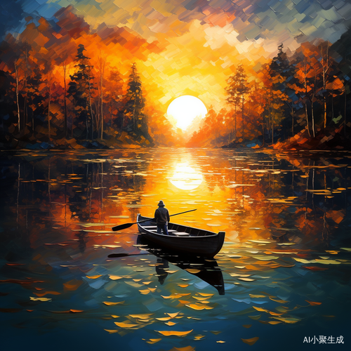湖水平静，阳光照射，渔夫发现漂浮尸体