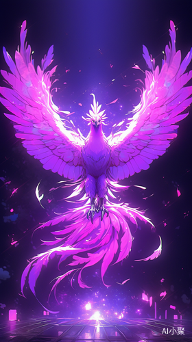 Amethyst Phoenix: A Magical and Aesthetic Fantasy Creature