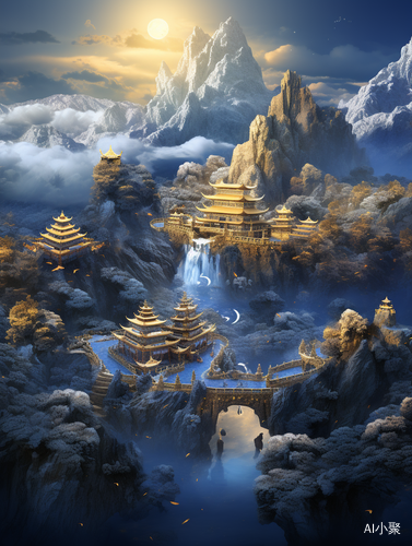 Visualizing the Majestic Beauty of Chinese Landscape Paintings in 3D