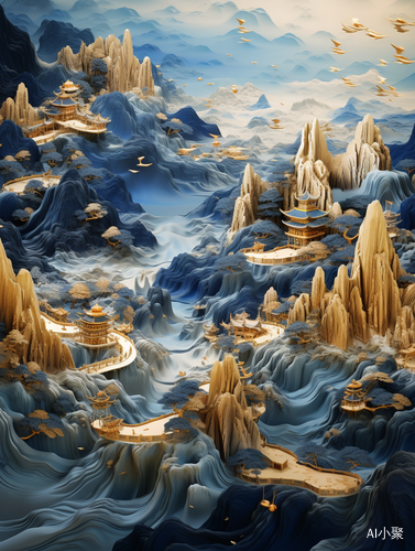 Visualizing the Majestic Beauty of Chinese Landscape Paintings in 3D