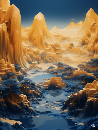 Visualizing the Majestic Beauty of Chinese Landscape Paintings in 3D