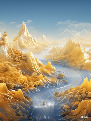 Visualizing the Majestic Beauty of Chinese Landscape Paintings in 3D