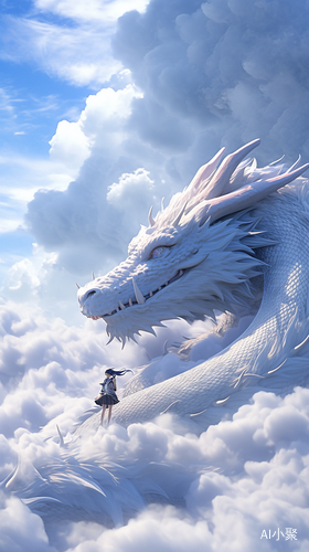 A 12-Year-Old Girl Riding the Surreal Blue and White Porcelain Dragon