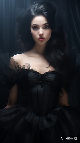黑纱美女4K超高清超细节