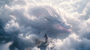 Epic Chinese Dragon Ride: Hyper-Realistic Film Lighting and Magnificent Perspectives