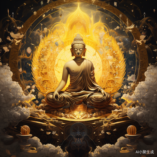 金光闪闪的如来佛祖