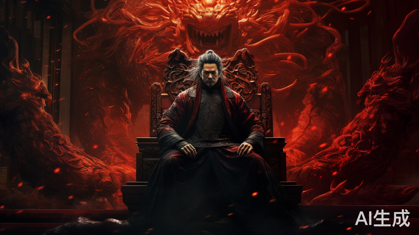 夏朝王宫中的高傲残暴君王