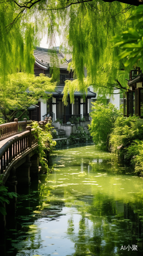 梦幻江南，水墨风景