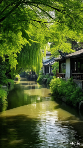 梦幻江南，水墨风景