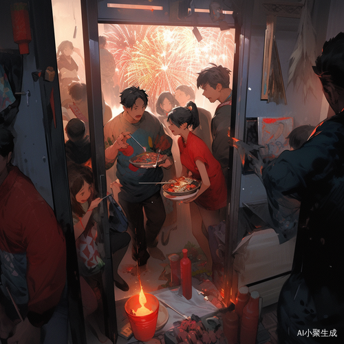 过新年，家家户户门上倒着写红色福字