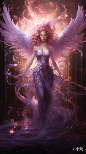 Amethyst Phoenix: A Magical and Aesthetic Fantasy Creature